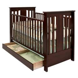 Shop Roxy Dark Chocolate Modern 3 In 1 Espresso Crib Overstock