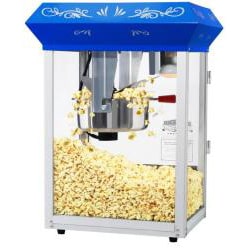 blue popcorn maker