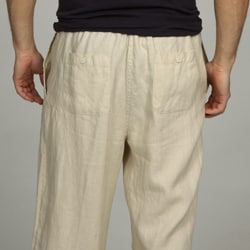 Toscano Mens Linen Drawstring Pants  