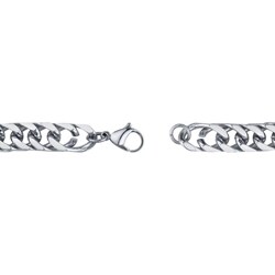 Stainless Steel Mens Cuban Link Bracelet  