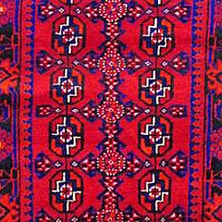 Persian Hand knotted Red/ Black Hamadan Wool Rug (3'10 x 10'8) Runner Rugs