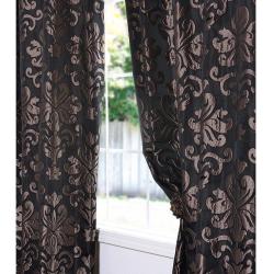 Black Patterned Fabric | Cheap Black Patterned Curtain Fabric