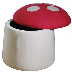 Mushroom Storage Ottoman  