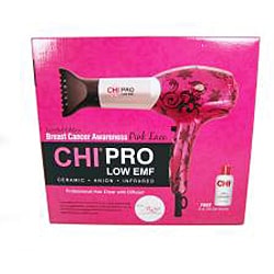 Farouk CHI Pink Lace Limited Breast Cancer Edition Pro Hair Dryer ...