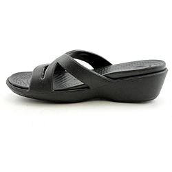 Shop Crocs Women's Patricia II Black Sandals - Overstock - 6757250