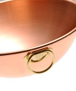 Copper Mixing Bowl With Lid 12 Diameter Solid Copper Beating Bowl