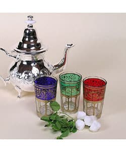 Gold Misbah Moroccan Tea Glass (Tall) — Maison Midi