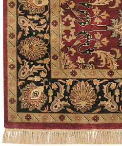 Hand knotted Shiraz Collection Wool Rug (86 x 116)