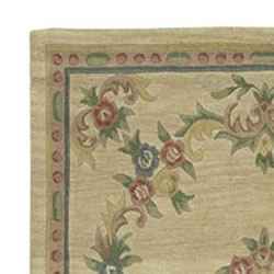 aubusson rug 5x7 tufted wool hand