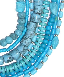 preview thumbnail 3 of 1, Turquoise Colored Passion Necklace (India)
