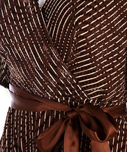betsey johnson velvet faux wrap dress