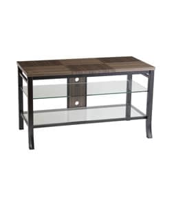 Shop Zebra Wood Flat Screen TV Stand - Free Shipping Today ...