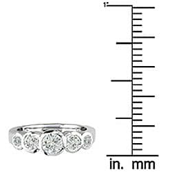 14k White Gold 1/2ct TDW Journey Diamond Ring (H I,I1 I2)   