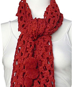 Lucky Brand Jeans Crocheted Scarf  