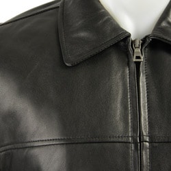 London Fog Mens Leather Jacket  