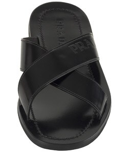 prada sandals patent slide leather pricing options