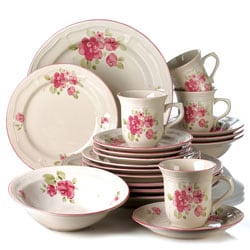 Gibson Roseland 20 Piece Dinnerware Set