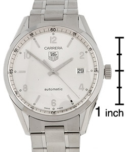 Tag Heuer Carrera Men's WV211A.BA0787 Silvertone Automatic Watch Tag Heuer Men's Tag Heuer Watches