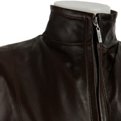 Cole Haan Womens Lamb Leather Jacket