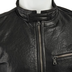 Kenneth Cole New York Mens Leather Jacket