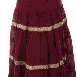 Speed Limit Womens Tiered Bohemian style Skirt  