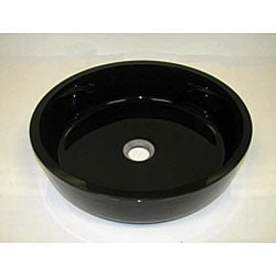 DeNovo Flat Bottom Dish Glass Vessel Sink
