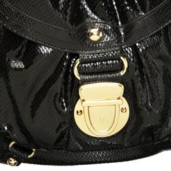 Hype Jordan Snake Embossed Leather Handbag  