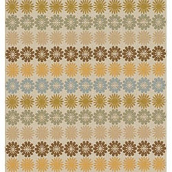   Stewart Sunstripe Linen colored Wool Rug (77 x 910)  