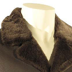 joseph abboud shearling coat