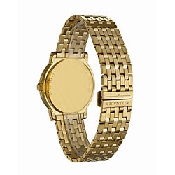 Wittnauer Mens Orpheum Goldplated Quartz Watch