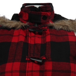 Ashley Womens Sherpa lined Buffalo Plaid Vest  