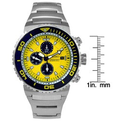 seiko yellow chronograph