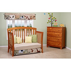 DaVinci Rivington 4 in 1 Crib with Toddler Rail in Oak  