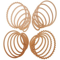 preview thumbnail 3 of 1, Spellbinders Nestabilities 'Petite Oval' Dies