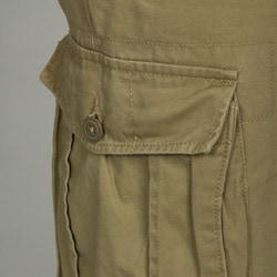 George & Martha Mens Khaki Cargo Pants  