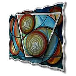 Ash Carl Complementary Hues Metal Wall Art