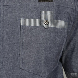 MO7 Mens Chambray Woven Shirt  