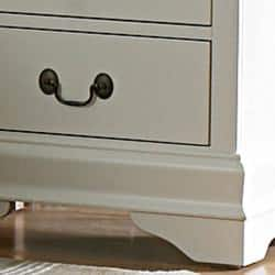 Shop Alfie White 2 Drawer Nightstand Set Of 2 Overstock 5770731