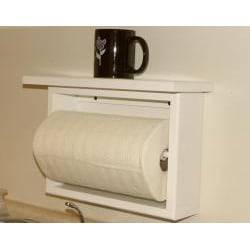 On-the-wall Paper Towel Holder with Shelf - Overstock - 6213134