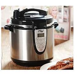 Cook's Essentials 3-qt Pressure Cooker with Glass Lid 