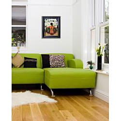 Diego Rivera 'Nude with Calla Lilies' Hand-painted Framed Canvas Art