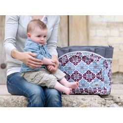 JJ Cole Mode Diaper Tote in Mulberry Patch  