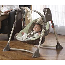 graco swing by me portable swing