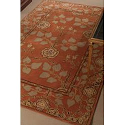 Hand Tufted Orange Wool Rug (2'6 x 8') JRCPL Runner Rugs