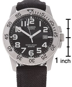 casio watch nylon strap
