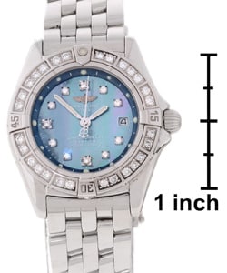 Breitling Womens Callistino Diamond Bezel Watch