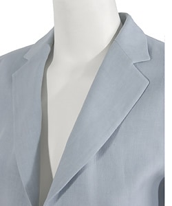 Giorgio Armani Women's Light Blue Linen Blazer - Free Shipping Today ...