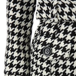 Last Kiss Womens Houndstooth Jacket  