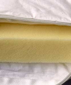 yellow foam mattress topper