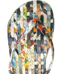 Womens Paper Recycled Sandals (Brazil)  